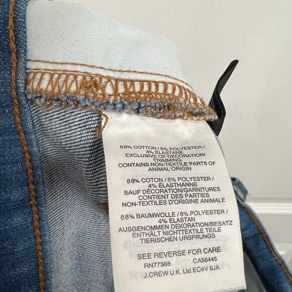 Madewell Cali Demi-Boot Jeans in Bronson Wash: Button-Front Edition Women's 26 - Picture 9 of 11